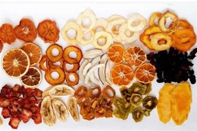 All kinds of dried fruit